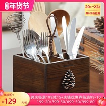 American cosmetics storage box wooden desktop finishing box dressing jewelry skin care products storage 4 boxes
