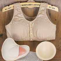 Breast postoperative bra Prosthetic bra special bra two-in-one front buckle fake breast female silicone vest without rim underwear
