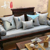 Red Wood Sofa Cushion Thickened Chinese Solid Wood Furniture Sofa Cushion Removable backrest Bed Cushion Five Pieces
