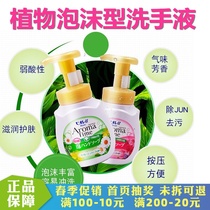 Japan imported Huawang Birou foam hand sanitizer plant weak acid antibacterial moisturizing moisturizing aroma 230ml