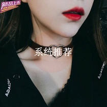Summer coco with love collar Korean version ins female clavicle chain soft sister girl neck ring simple necklace