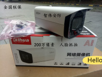Dahua 2 million AI face capture external audio infrared camera DH-IPC-HFW4243F-ZYL-AS