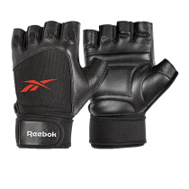 Reebok Original Import Weightlifting Gloves Single Bar Sports Fitness Unisex Professional Training Leather Protector