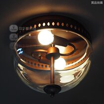 Designer Lights European Style Retro Pastoral Balcony Dining Room Lights Bedroom Living Room Creative Round Juliet Ceiling Light