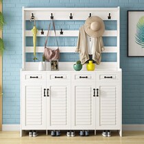 Modern minimalist shoe cabinet hanger integrated simple porch Hall Cabinet shoe cabinet large capacity balcony living room locker