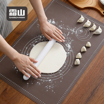 Japan Frost Mountain Silicone Knead Mat Thickened anti-slip band Scale Kneading panel kitchen and anti-stick adhesive rolling panel