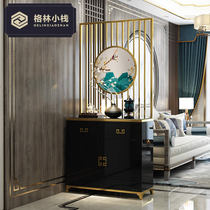 New Chinese entry light luxury shoe cabinet porch cabinet screen shoe cabinet integrated simple modern hall cabinet partition cabinet home