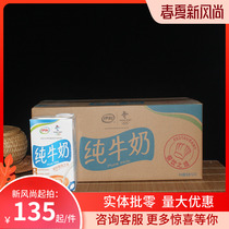 Yili full-fat pure milk breakfast roasted coffee milk bubble catering Special Milk 1L * 12 boxes