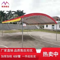 Rural mobile banquet tent rain-proof awning stall red and white wedding steel frame parking shed wine shed outdoor tent