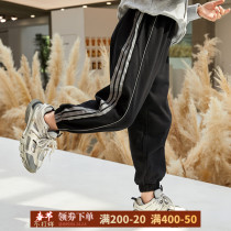 Boys' Sports Pants Spring and Autumn New CUHK Children's Pants Loose Wear Handsome Children's Pants Korean Style Trend