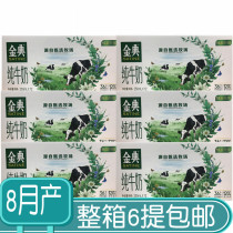 Yili Jindian pure milk 250ml * 12 breakfast milk student yogurt nutrition whole box 6 lift 8 months production