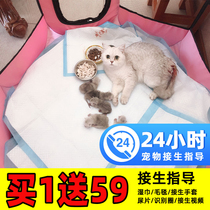 Cat delivery room Pregnant cat delivery room maternity nest delivery box Closed pregnant cat and dog production waiting supplies package full set