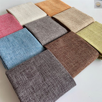 Table Cloth Nordic Style Cotton Linen Grey Light Lavish Red Makeup Table Pure Color Fabric Waterproof Linen Rectangular Table