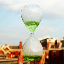Water bubble hourglass minute timer liquid birthday gift girl desk desktop ornaments children cute
