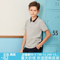 Eaton Gide School Uniform British College Childrens Wear Boys and Girls Summer Short Sleeve T-Shirt Student Short Sleeve T-Shirt 17t043