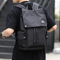 Summer new backpack Mens double shoulder bag Inn Wind students Bag Business Casual Travel Bag Large Capacity Computer Bag