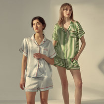 NOTJUSTPAJAMA silk pajamas suit women can go out in autumn to get married and give their girlfriends gifts.