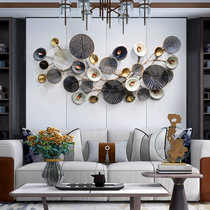 TV sofa background wall decoration Creative art living room bedroom pendant entry door New Chinese wrought iron wall hanging