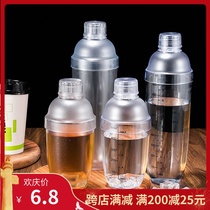 Snow Cup hand crank with scale milk tea shop supplies special tool snow kettle shaker set 700ml