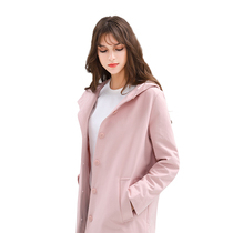 NOME casual and comfortable windproof womens coat autumn and winter Joker hooded coat womens WFF2U39P0002