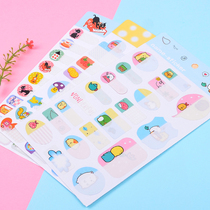 Student Handwriting Cartoon Waterproof Name Sticker Kindergarten Name Tag Stickers Adhesive Water Cup Waterproof Name Sticker