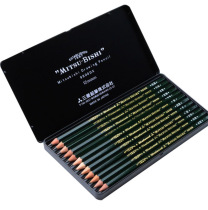 Japan uni Mitsubishi 9800 wood pencil) 12 iron box 22 iron box paint hardness test pencil