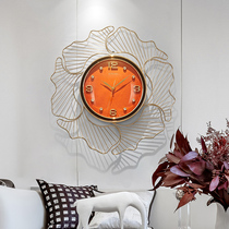 Art Light Extravagant Hanging clock Living room Home Fashion clock modern Living room Creative personality Restaurant hanging wall Decorative Clocks