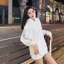 Hong Kong Chao Brand Hat Jacket Jacket 2021 Fall Winter New Women's Joker Loose Skinny Long Wei Yi Women