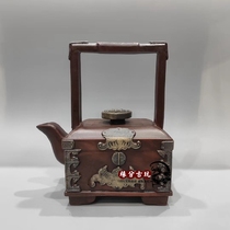 Daming Wanli Yixing all handmade purple sand pot teapot kung fu tea set pure handmade original ore section mud antique tiliang pot