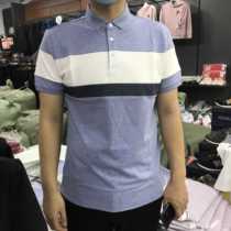 Sea * * * cut label mens summer new short-sleeved casual fashion led polo shirt striped plaid half sleeves