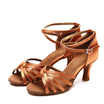 Sansha adult lady high-heel Latin dance shoes womens soft-soled dance shoes national standard dance shoes just samba cowboy test