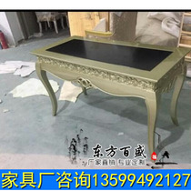 Eurostyle Hotel Bookhouse Desk Sales Office of the Desk New Classical Beauty Salon Consultant Sample Room Reception Desk