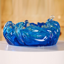 Small storage basket resin ornaments hotel clubhouse front desk living room Model Room Art soft decoration accessories sculpture