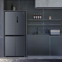 (Submarine-level purification)Midea 446 liters frost-free refrigerator household 4 four-door cross-to-double-door smart appliances