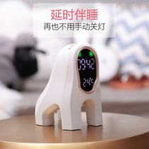 Small alarm clock students use digital alarm creative personality lazy children special cartoon cute Japanese electronic mute