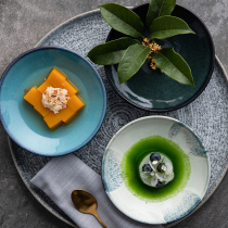 Duoyi creative small plate plate plate Nordic household ceramic plate dish personalized tableware snack plate bone plate dip plate