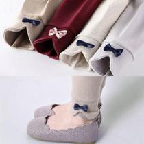 Girls fashion leggings bow pants childrens clothing women baby spring clothing 2021 New wear childrens leggings