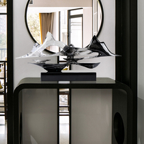 Hotel lobby decoration Resin rockery Model Tenant hall Entrance corridor Elevator hall decoration Sales office Sculpture