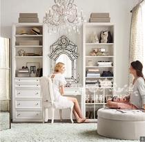 Outlet American Countryside Solid Wood Dresser Combination Cabinet cabinet Shoe Cabinet Style Fields Princess Dresser Dresser Makeup Table