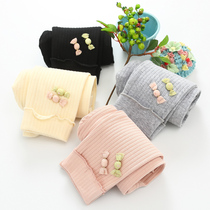 Female baby spring leggings 1-3 years old baby pants tide 2 Korean girl foreign trousers little girl casual pants