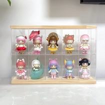 Acrylic blind box storage display stand hanging wall bubble Matt popmart dust cover bedroom Molly display box