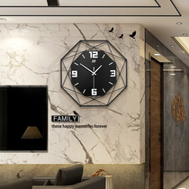 Nordic clock wall clock living room modern simple clock personality creative fashion watch home atmospheric decoration quartz clock