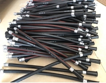 Fire extinguisher spray pipe 4KG dry powder leather pipe carbon dioxide rubber hose out powder pipe dry ice extinguisher spray head