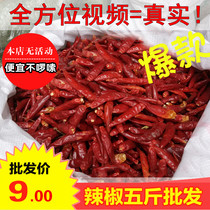 A new generation of pepper 500g new goods to the rod medium spicy slightly spicy dry pepper seasoning spices dry goods Daquan