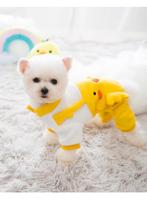 Cat clothes four-legged all-inclusive short mini Velvet idyllic dog Tang suit four-legged autumn winter wear new