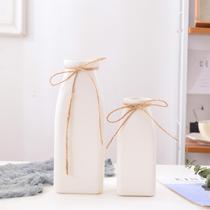 Minimalist modern sub-light ceramic green plant with water storage Pepe small vase florist home Decorative Powdery Blue Four Color