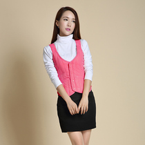 Korean version of down cotton horse clip liner ladies wear short autumn and winter light warm vest sling waistcoat