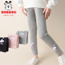 Babudou childrens leggings childrens clothing foreign style black trousers baby slim pants girls 2022 spring and autumn clothes