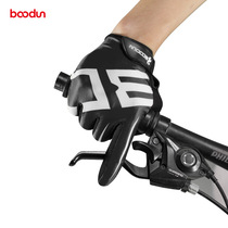BOODUN Botton mountain bike riding gloves full finger Spring-autumn shock absorbing anti-slip and breathable bike gear