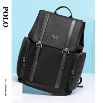 Polo new mens backpack large capacity leisure travel bag for mens backpack Joker student computer bag